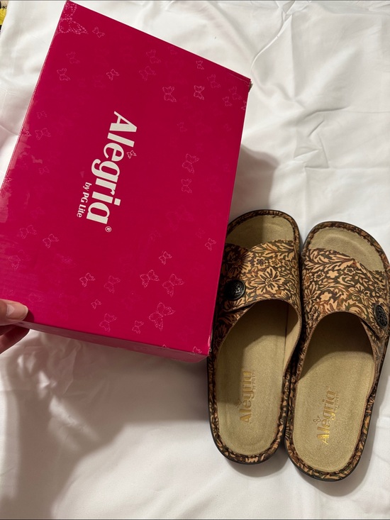 Alegria Shoes - Alegria Vivica Country Road Floral Comfort Slide Sandals EU 41 US 10.5-11